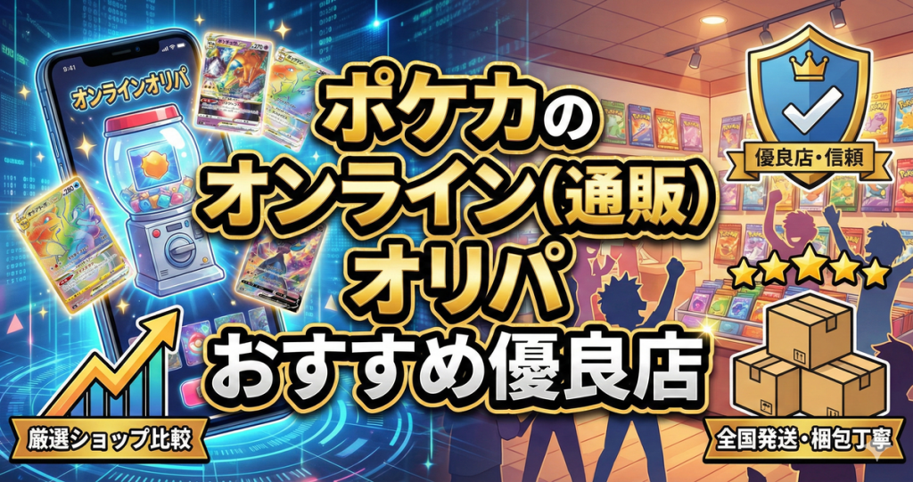 ネットオリパおすすめ優良店ランキング【口コミ比較】オンライン（通販）ならこのサイト