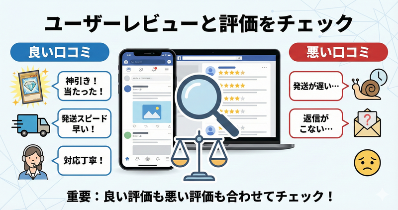 利用者の口コミや評判をチェック
