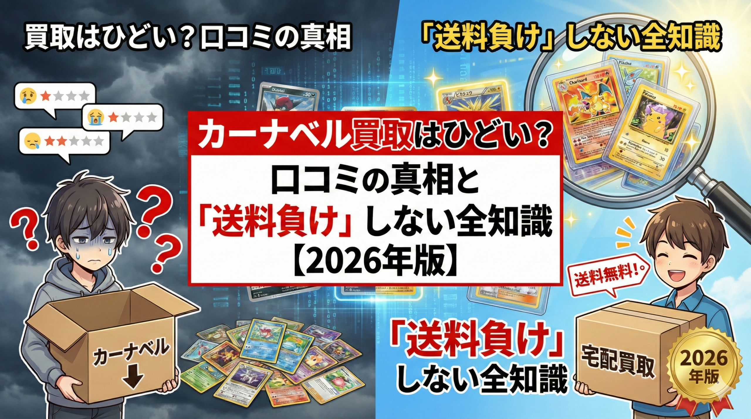 カーナベル買取はひどい？口コミの真相と「送料負け」しない全知識【2026年版】