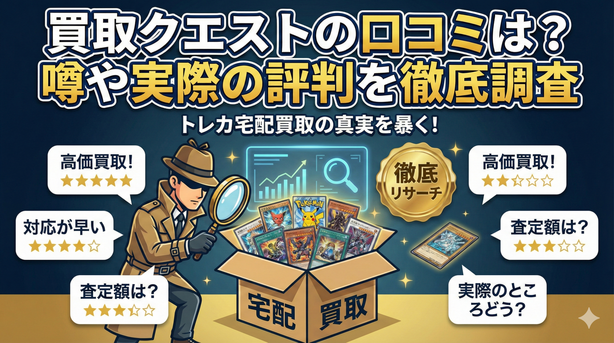 買取クエストの口コミは？噂や実際の評判を徹底調査