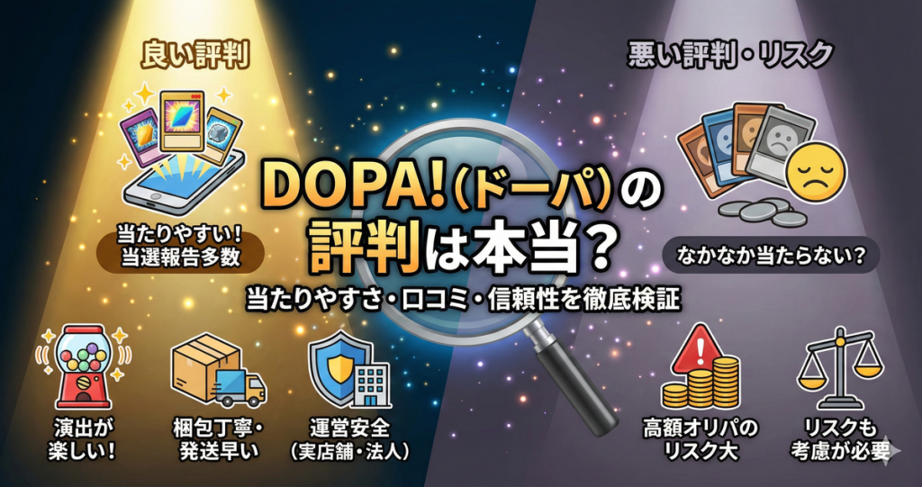 DOPA!(ドーパ)は詐欺?当たらない?口コミを分析して分かった真実