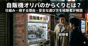 自販機オリパのからくりとは?仕組み・損する理由・安全な選び方を経験者が解説