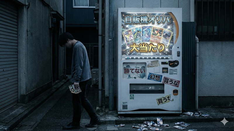 自販機オリパは勝てない？結論：“基本的に買うな”