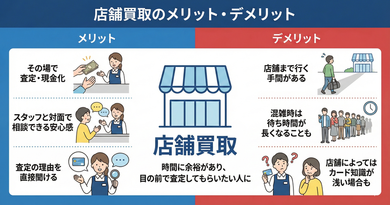 店舗買取のメリット・デメリット