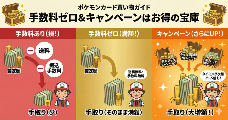 手数料ゼロ＆キャンペーンはお得の宝庫